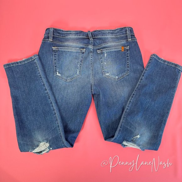 Joe's Jeans Distressed Skinny Ankle Jeans Size 30 - Picture 15 of 15